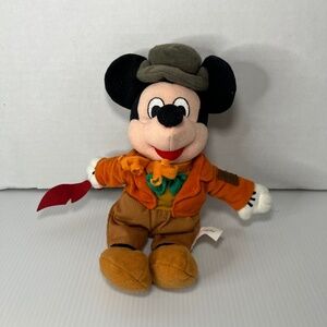 Disney Store Bean Bag Plush Bob Cratchit Mickey Mouse Christmas Carole